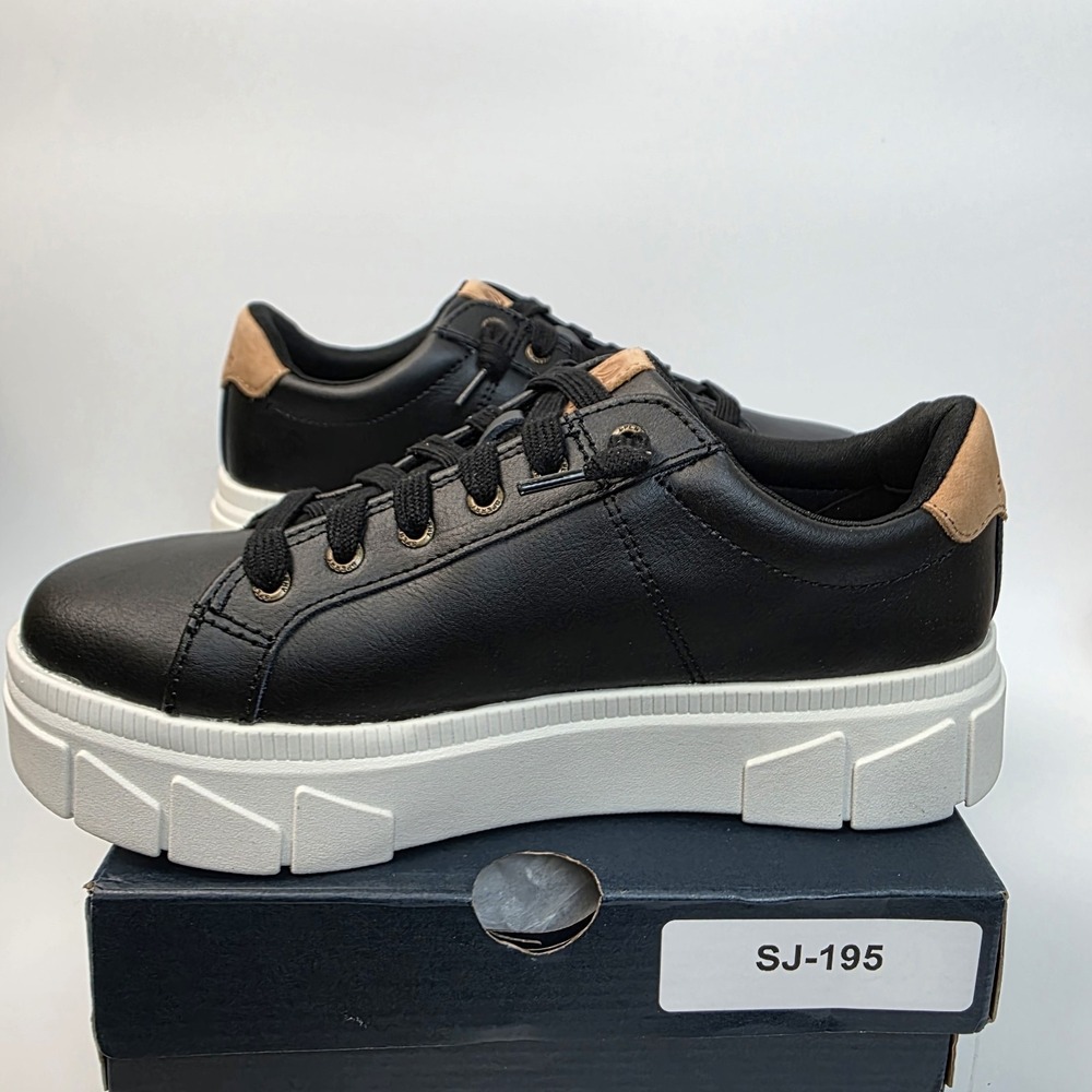 NEW Sperry Women's Winslow Lace to Toe Leather Sneaker Size US 7M Black #848 - Picture 6 of 12